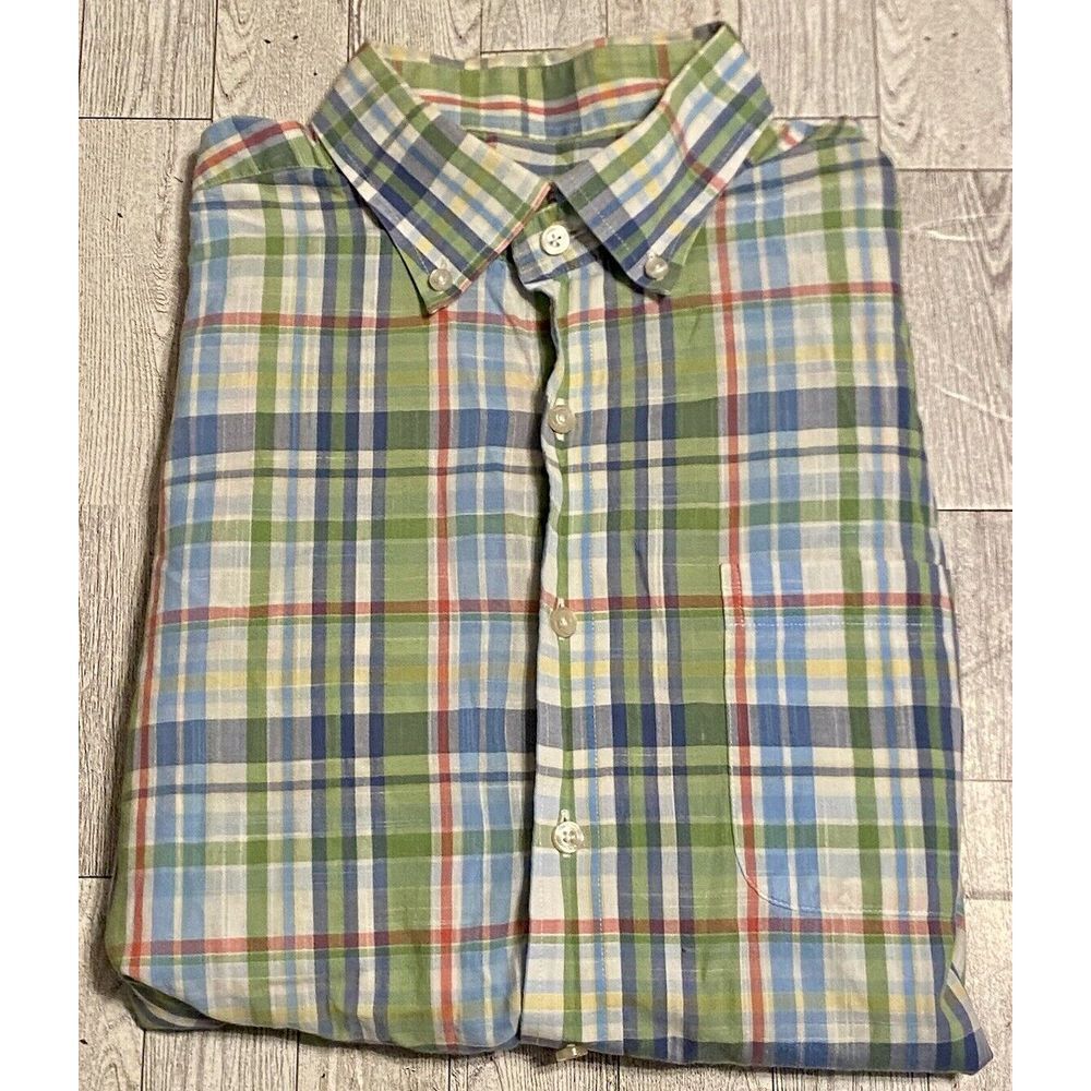 Men's Vineyard Vines by Shep & Ian long sleeve shirt. Classic fit Murray Sz L